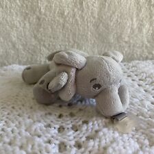 Suporte para chupeta Philips Avent Soothie aconchegante cinza elefante pelúcia Lovey comprar usado  Enviando para Brazil