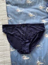 Navy lacy briefs for sale  WIRRAL