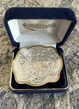 Montana silversmiths belt for sale  Creston
