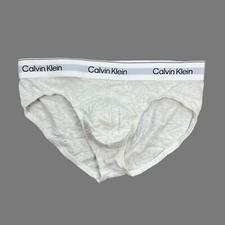 Cueca Calvin Klein CK masculina ícone de aveia creme algodão quadril elástico P M G comprar usado Cueca Calvin Klein CK masculina ícone de aveia creme algodão quadril elástico P M G comprar usado  Enviando para Brazil