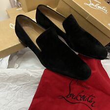 Autêntico Christian Louboutin Preto Dente-de-Leão Sapatos de Camurça 9UK 43EU 10US 9, usado comprar usado  Enviando para Brazil