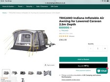 Trigano indiana awning for sale  LIVERPOOL