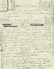 Antoine bourdelle lettre d'occasion  Lyon III