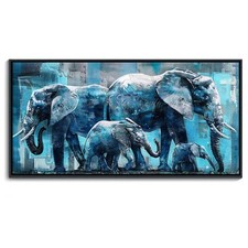 Elephant canvas wall for sale  Seattle
