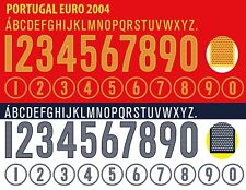 Conjunto de nome e número para futebol nacional da Copa da Europa de Portugal 2004 em casa/fora comprar usado  Enviando para Brazil