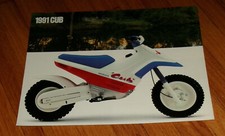 Folheto de vendas de motocicletas Honda Cub original 1991 comprar usado Folheto de vendas de motocicletas Honda Cub original 1991 comprar usado  Enviando para Brazil