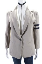Blazer Bailey 44 Feminino Taupe Forro de Malha Removível Um Botão Manga Longa Tamanho 6 comprar usado  Enviando para Brazil