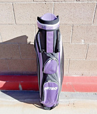 Bolsa de golfe nitro - leve - transporte ou carrinho - divisória de 6 vias - capa de chuva 4 bolsos com zíper comprar usado  Enviando para Brazil
