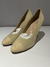 Chanel beige satin for sale  DAGENHAM