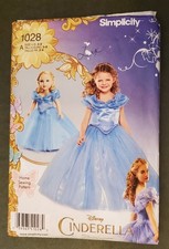 Padrão de vestido Simplicity 1028 Cinderela meninas BONECA PADRÃO NÃO INCLUÍDO CORTE 3-8 comprar usado  Enviando para Brazil