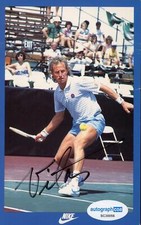 Vitas Gerulaitis AUTÓGRAFO assinado tênis autografado Nike foto 3,5x5,5 ACOA, usado comprar usado  Enviando para Brazil