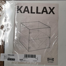IKEA Kallax Wkładka do gabloty, biała, 33x33cm, ściana / regał na książki Półki Witryna Drzwi* na sprzedaż  Wysyłka do Poland
