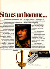 Publicité ancienne lames d'occasion  France