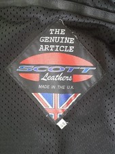 Black scott leather for sale  BODMIN