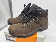 Botas de caminhada Timberland Flume masculinas couro marrom com cadarço à prova d'água - 12 LARGAS comprar usado  Enviando para Brazil