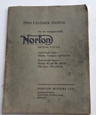 Norton twin cylinder for sale  TUNBRIDGE WELLS