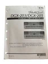 Teclado grande portátil Yamaha DGX-203 DGX-205 esquema de diagrama de circuito geral comprar usado  Enviando para Brazil