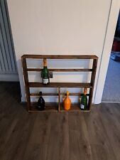 solid wood wine rack for sale  UK