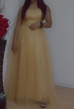 Prom dress gold for sale  SLOUGH
