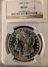 1881-S Morgan Dollar MS 65 NGC Semi-PL Sparkling Frosty SF Gem! 🇺🇲🙏🤩🗽 comprar usado  Enviando para Brazil