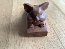 Hand carved wooden for sale  SWADLINCOTE