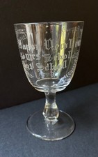 Antique engraved glass for sale  New Berlin