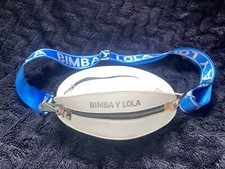Authentic Bimba Y Lola Small White Ball (Pelota)Pebbled Leather Crossbody Bag comprar usado  Enviando para Brazil