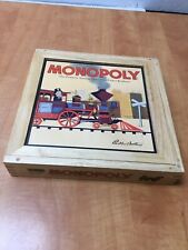Monopoly game wooden for sale  Merritt Island