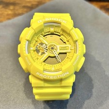 Żółty zegarek Casio G-Shock GA-110BC - używany doskonały stan na sprzedaż  Wysyłka do Poland