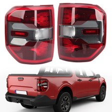 Usado, Para 2022-2025 Ford Maverick XLT lanternas traseiras de LED fumê vermelhas esquerda+direita comprar usado  Enviando para Brazil