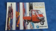 Depliant piaggio ape usato  Italia
