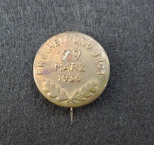 Distintivo commemorativo maggi usato  Livorno