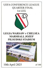Legia warsaw chelsea for sale  WEYMOUTH