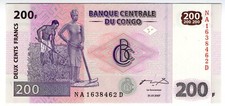 Congo 200 francs d'occasion  Damville