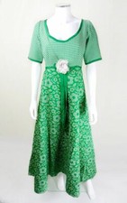Vestido Vintage Anos 1960 Vintage Roland Klein para Marcel Fenez Vestido Maxi Tamanho 10/12 comprar usado  Enviando para Brazil