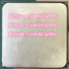 CPU AMD Dual Core A4-3300 A4-3400 A4-3420 A4-3450 soquete FM1 desktop comprar usado  Enviando para Brazil