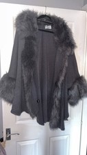 Grey faux fur for sale  SANDY