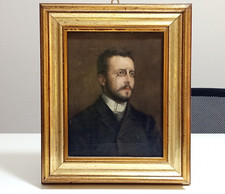 Ritratto gentiluomo olio usato  Ghemme