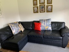 Leather corner sofa for sale  ALTRINCHAM