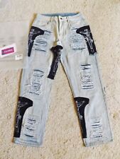 Trendige patchwork jeans gebraucht kaufen  Merchweiler