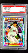 1993 Topps Finest Refractor #33 Frank Viola PSA 9 Perfeito Estado *Apenas 31 Classificado Superior*, usado comprar usado 1993 Topps Finest Refractor #33 Frank Viola PSA 9 Perfeito Estado *Apenas 31 Classificado Superior*, usado comprar usado  Enviando para Brazil