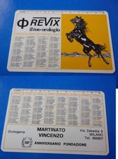 Calendario tascabile plastica usato  Solferino