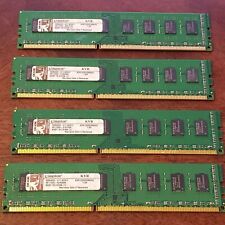 Memória SDRAM DDR3 240 pinos 4 x 2GB Kingston KVR1333D3N9/2G 1.5V CL9 comprar usado  Enviando para Brazil