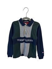 Camisa polo vintage Tommy Hilfiger manga longa jovens crianças pequenas tamanho 4 anos 2000 comprar usado  Enviando para Brazil