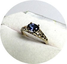Blue sapphire ring for sale  Mendon