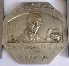 Médaille bronze argentée d'occasion  France