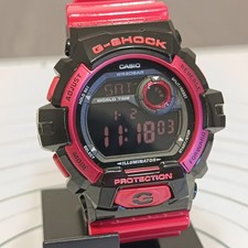 Relógio Casio G-Shock G-8900SC 3285 vermelho preto brilhante digital masculino nova bateria comprar usado  Enviando para Brazil