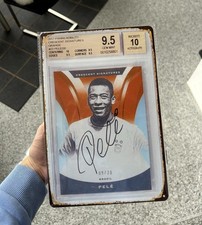 Topps pele autograph gebraucht kaufen  Bad Überkingen