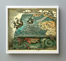 Mapa de fantasia de uma Terra Plana 11x12,5 pôster arte de parede decoração terraplanistas comprar usado  Enviando para Brazil