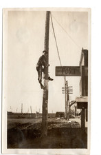 Workman climbing telephone for sale  Pinetop